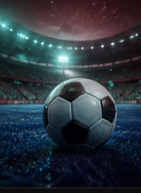 Football betting market at bj777 - ball on the pitch