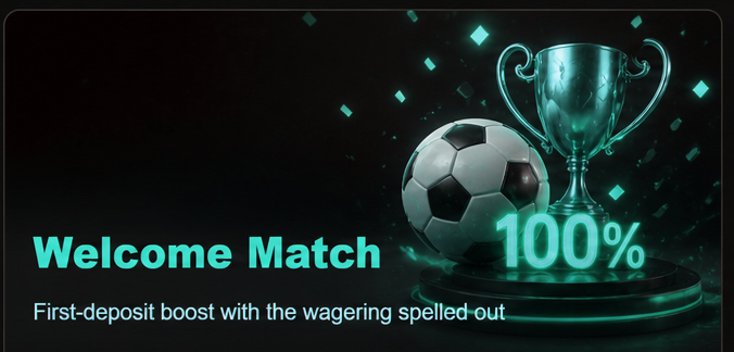 bj777 welcome match - boosted first deposit